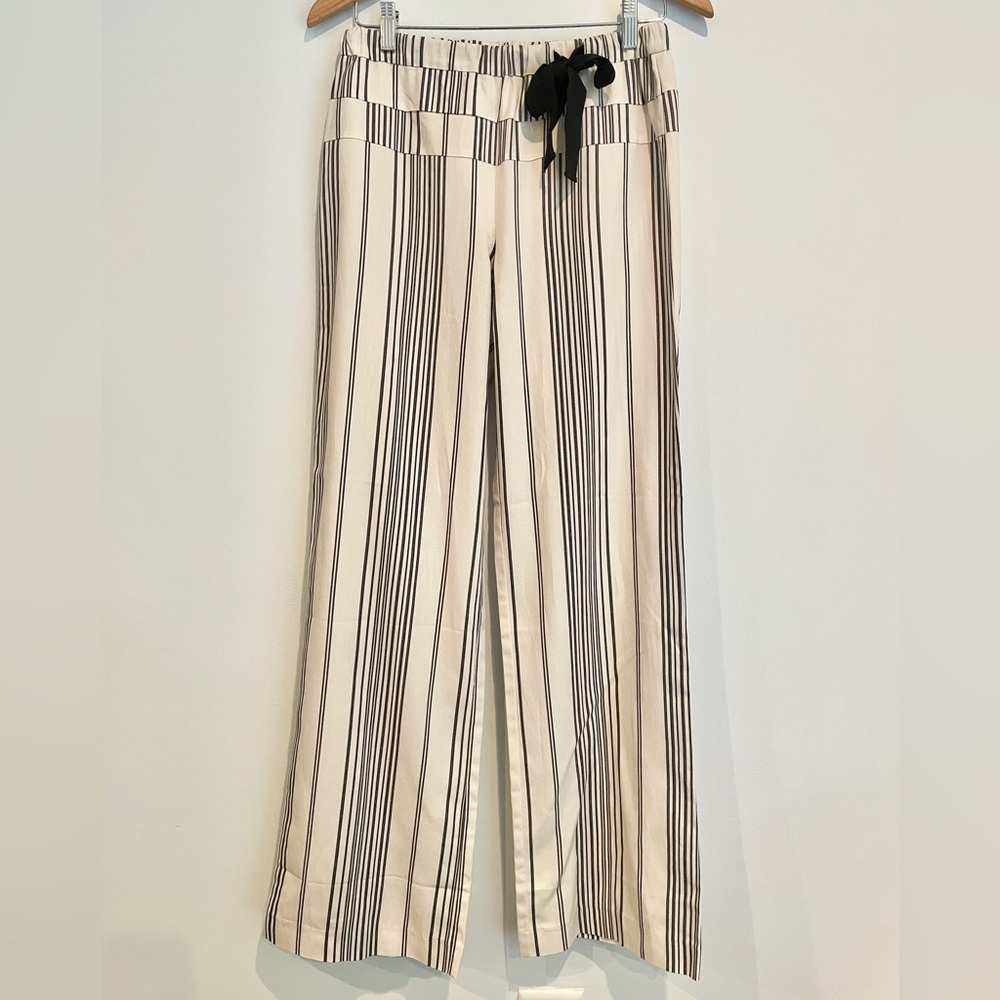 Ecru Brand Berber Stripe Silk & Cotton Pants Women’s Small